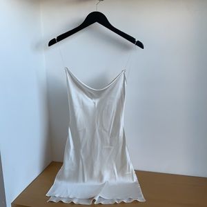 Areuami White Zillah Slip Dress XS